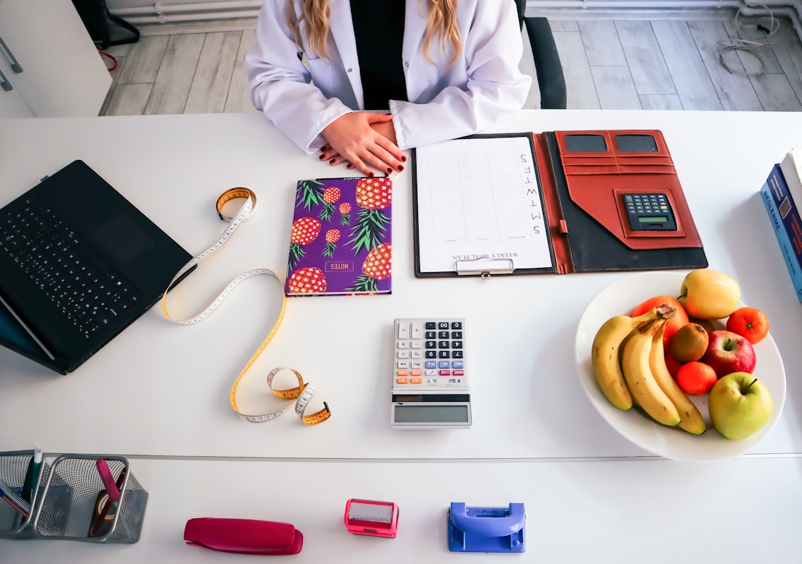 Professional nutrition assessment session